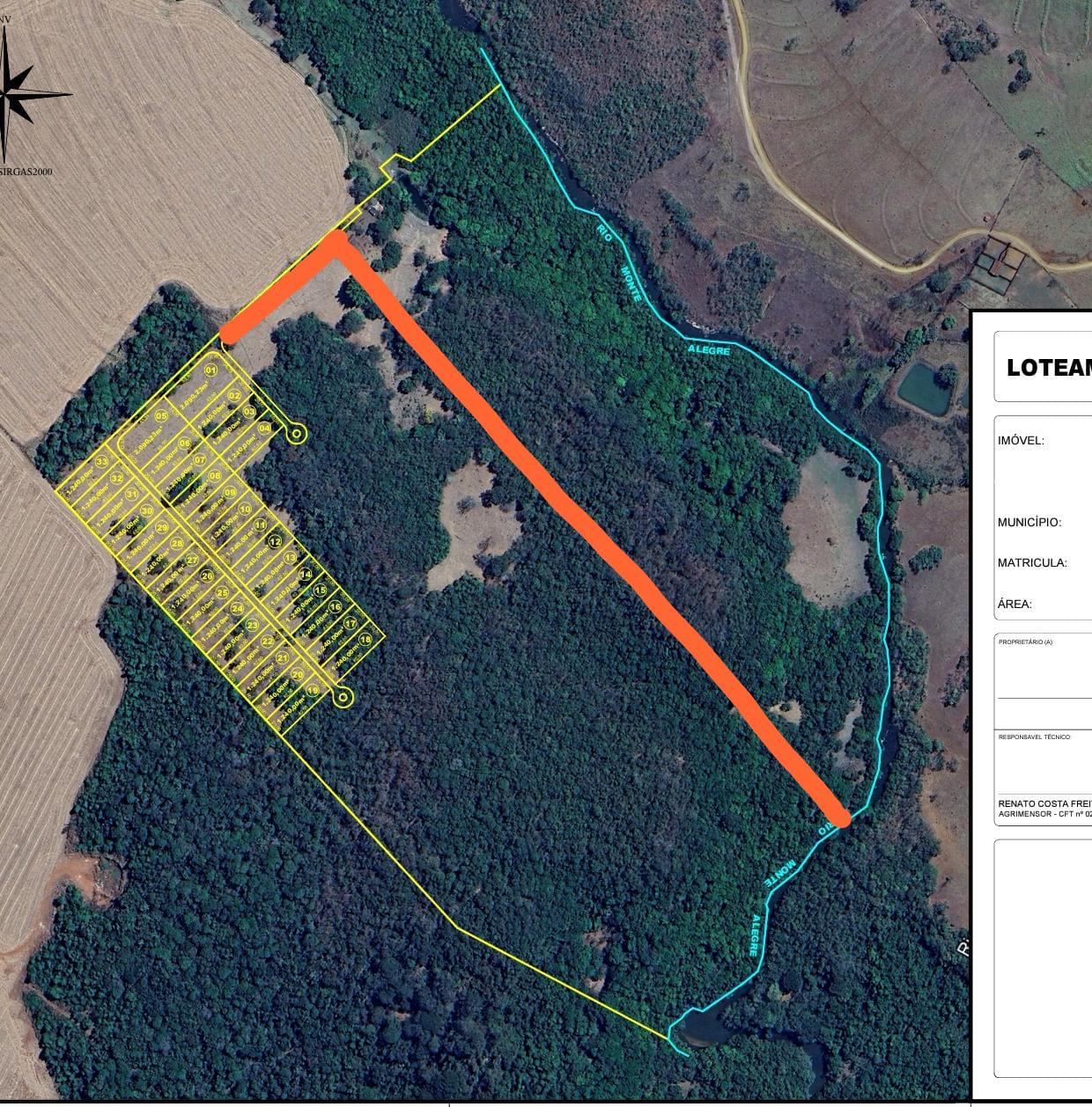 Chácara Rio Monte Alegre 2480m² — foto 1