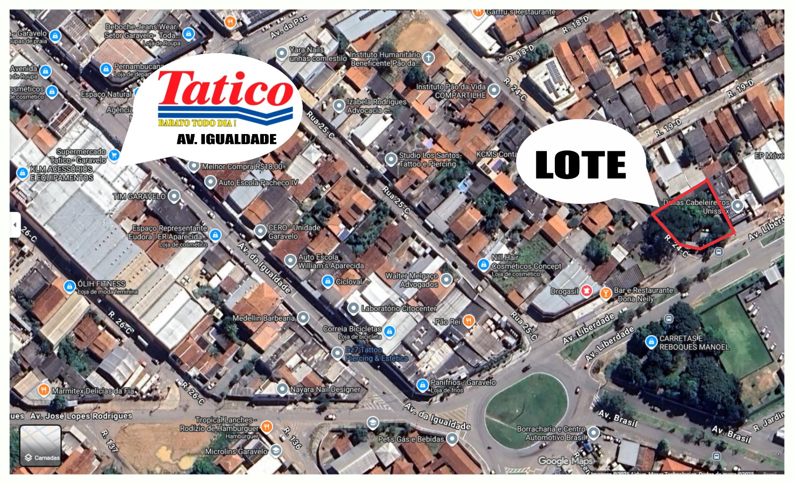 Lote Setor Garavelo 863m² — foto 1