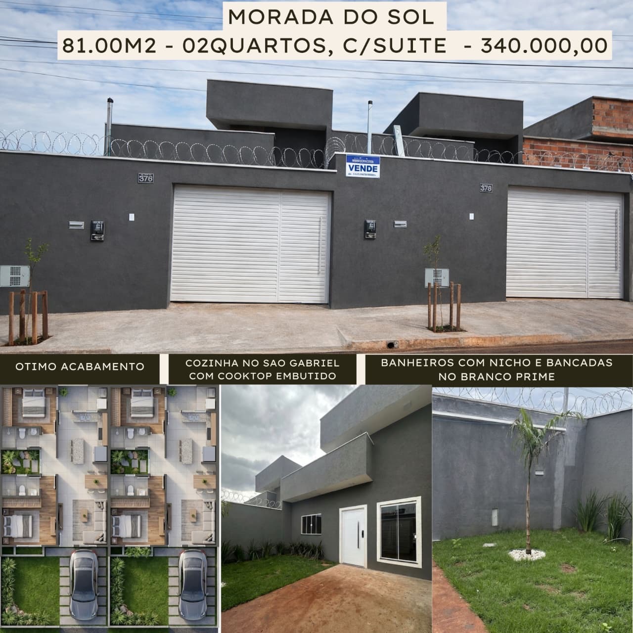Casa Morada do Sol Goiânia - 81m² — foto 1