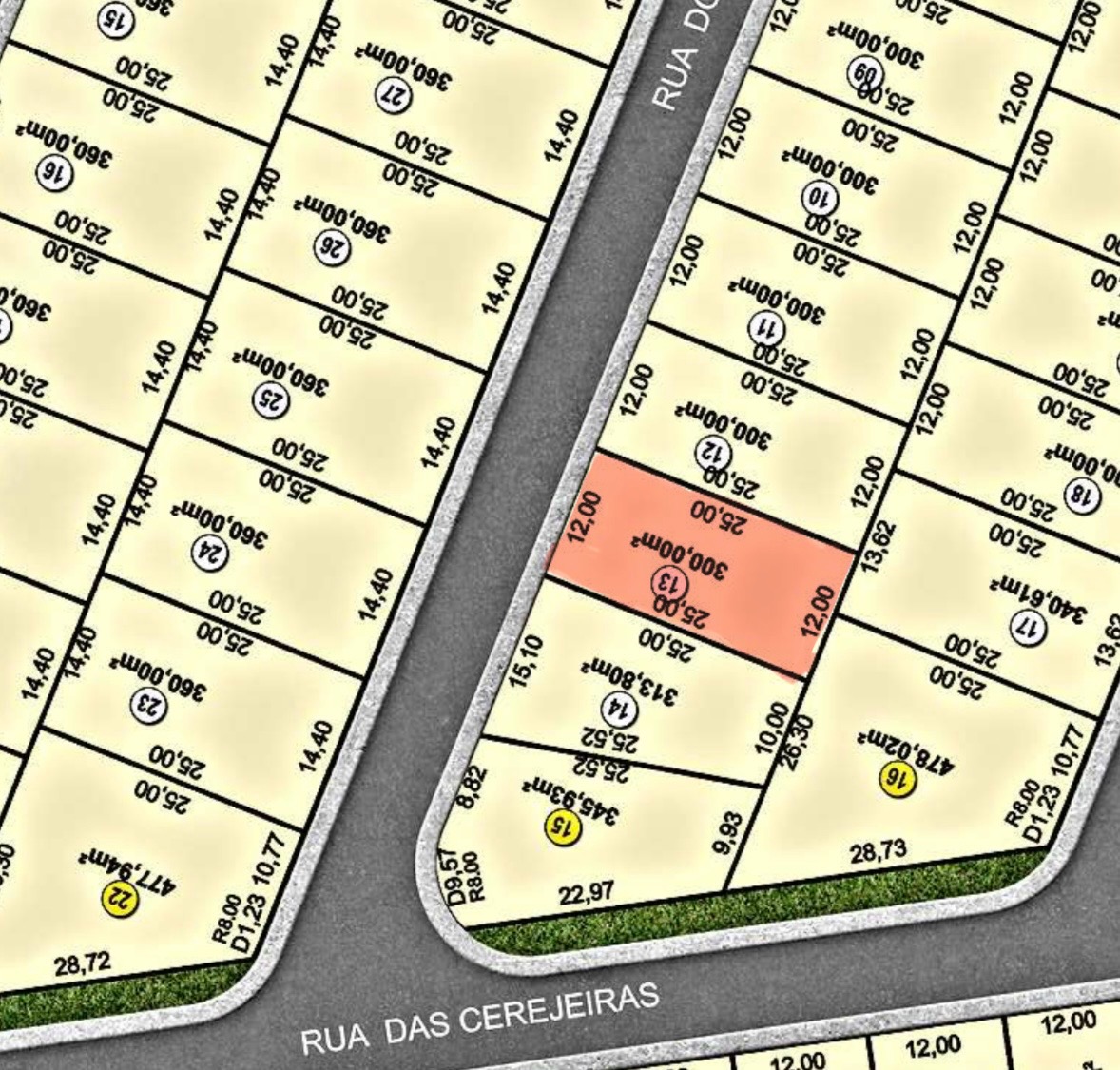 Lote Jardins Bolonha 300M² — foto 1